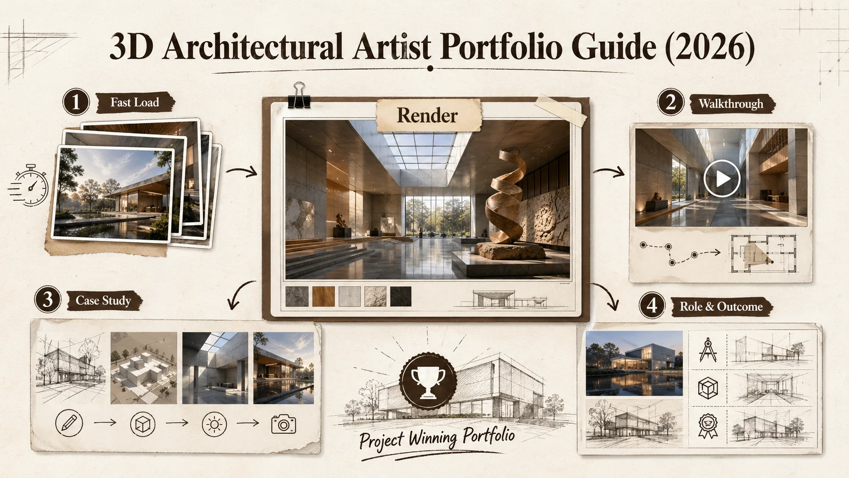 3D Architectural Artist Portfolio Guide (2026)