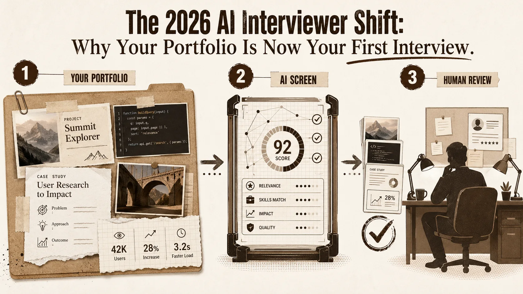 The 2026 AI Interviewer Shift: Why Your Portfolio Is Now Your First Interview