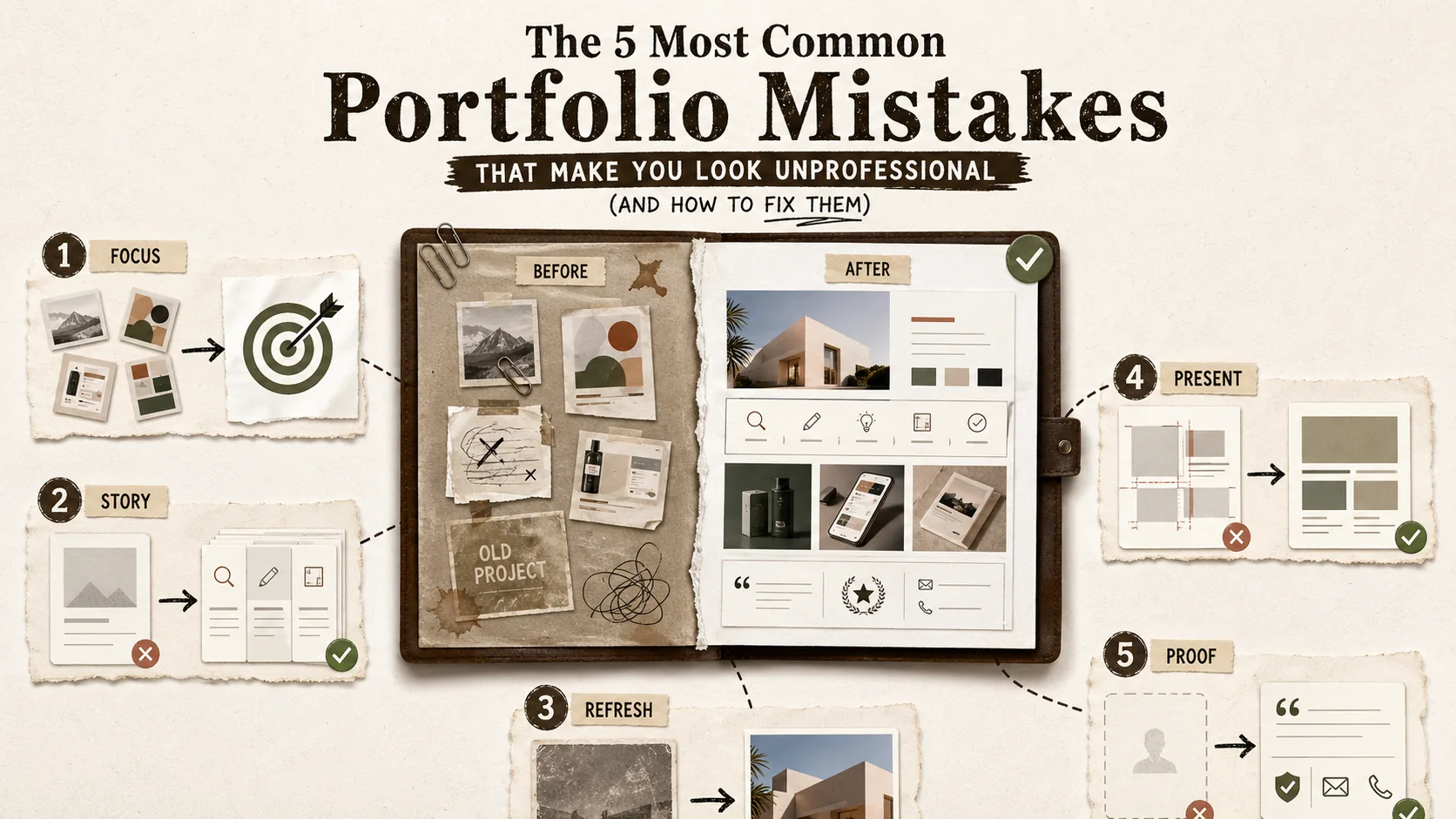 The 5 Most Common Portfolio Mistakes That Make You Look Unprofessional (And How to Fix Them)