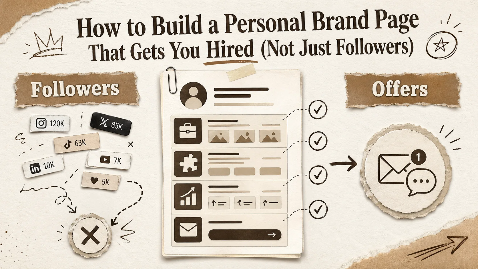 How to Build a Personal Brand Page That Gets You Hired (Not Just Followers)