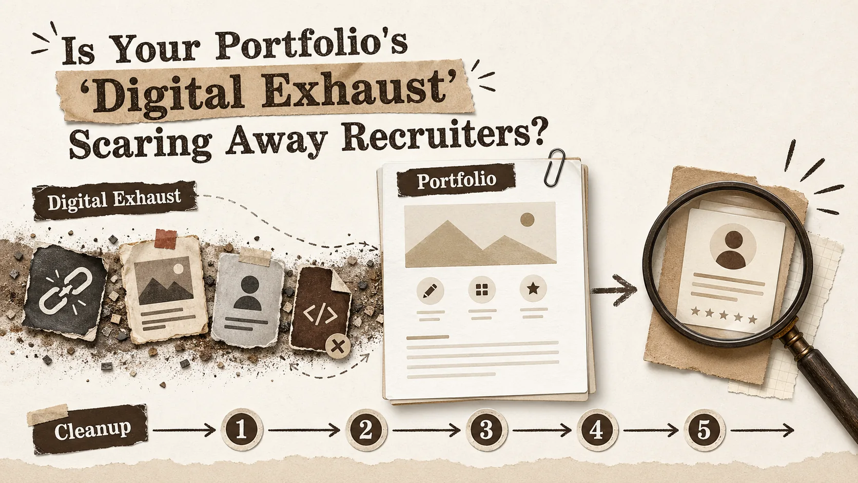 Is Your Portfolio's 'Digital Exhaust' Scaring Away Recruiters?