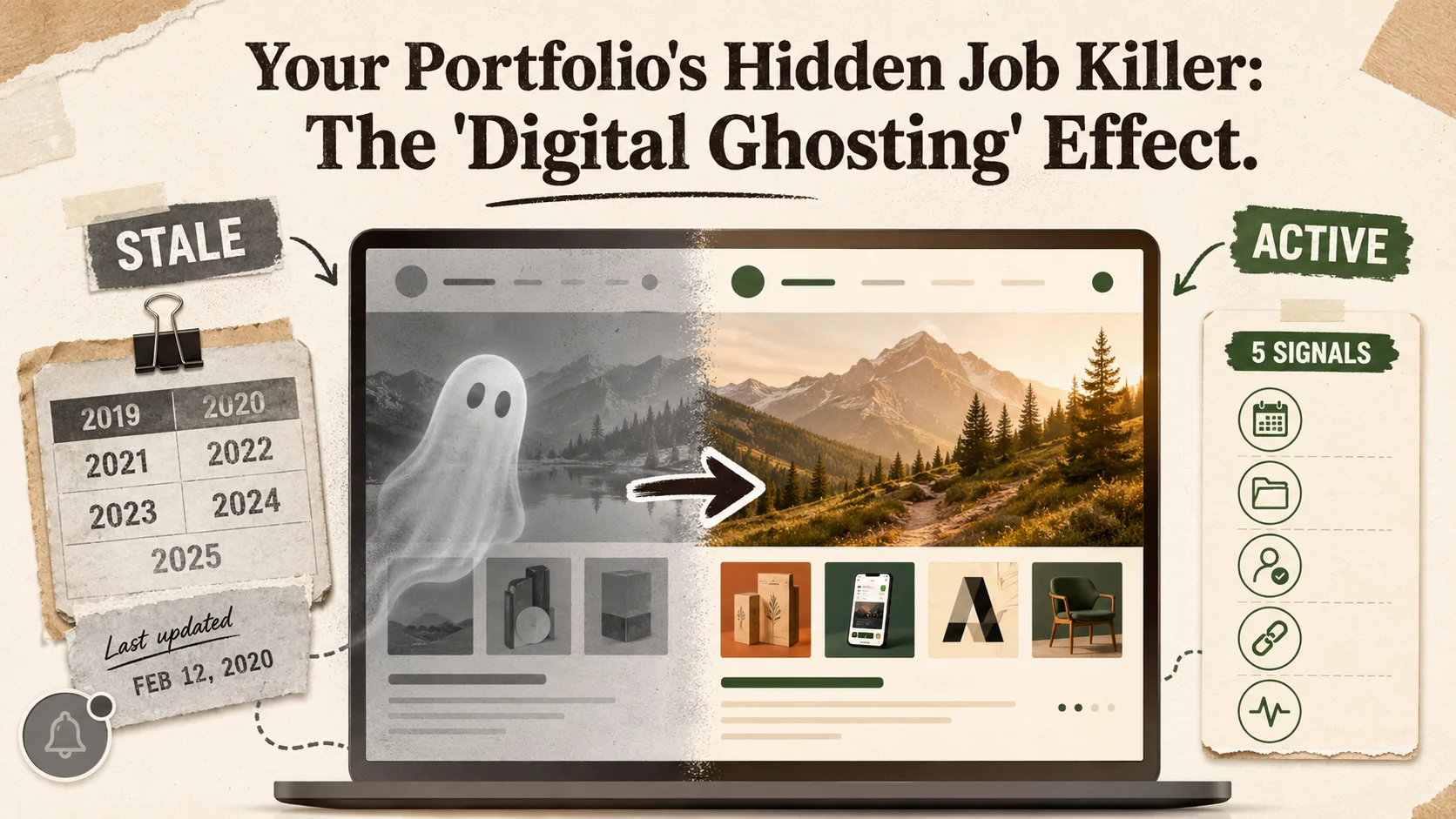 Your Portfolio's Hidden Job Killer: The 'Digital Ghosting' Effect