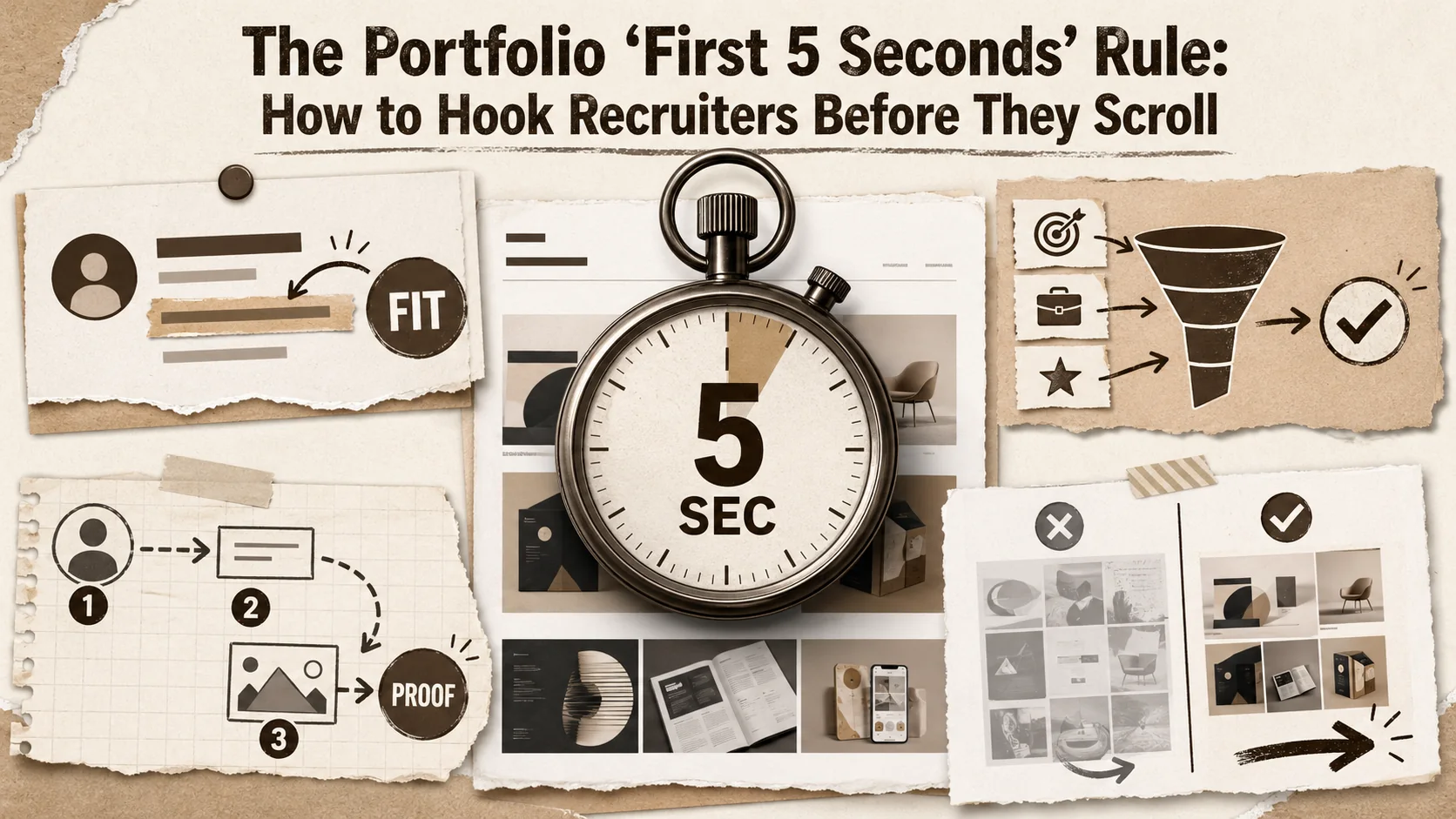 The Portfolio 'First 5 Seconds' Rule: How to Hook Recruiters Before They Scroll