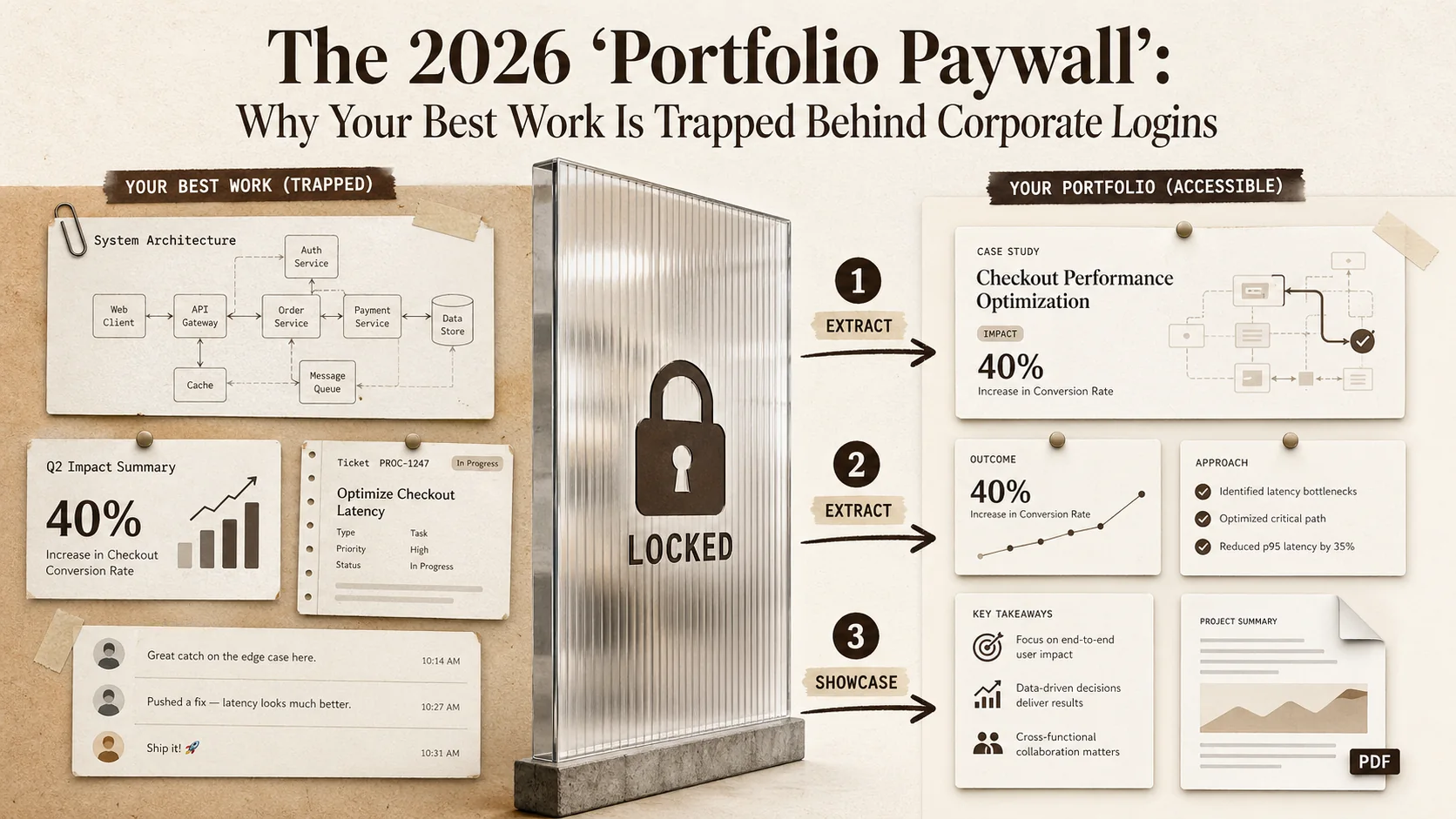 The 2026 'Portfolio Paywall': Why Your Best Work Is Trapped Behind Corporate Logins