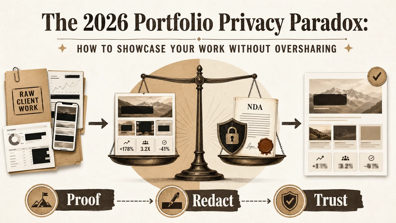The 2026 Portfolio Privacy Paradox: How to Showcase Your Work Without Oversharing