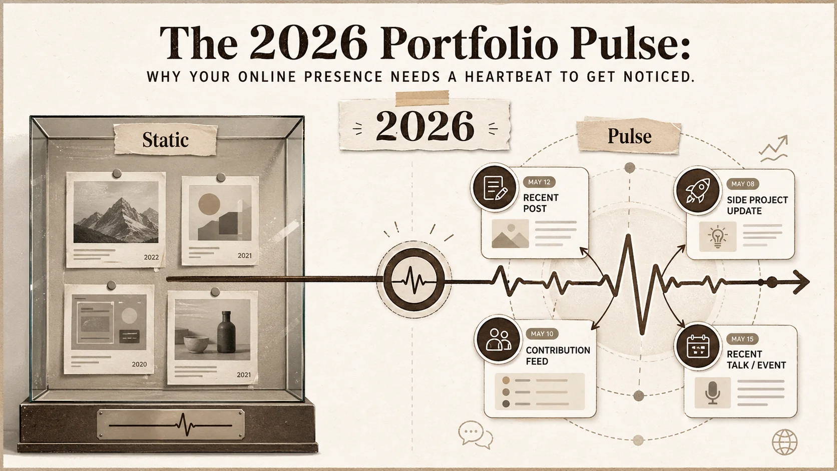The 2026 'Portfolio Pulse': Why Your Online Presence Needs a Heartbeat to Get Noticed