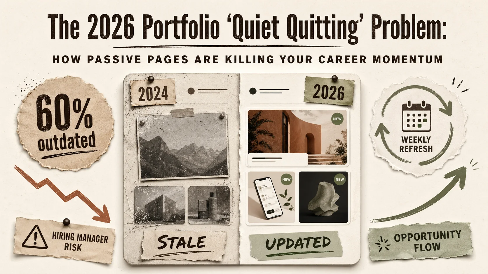 The 2026 Portfolio 'Quiet Quitting' Problem: How Passive Pages Are Killing Your Career Momentum