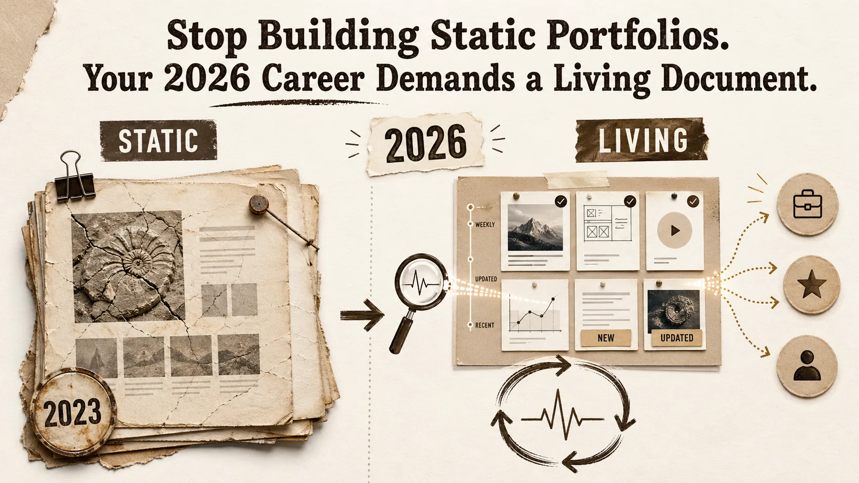 Stop Building Static Portfolios. Your 2026 Career Demands a Living Document.