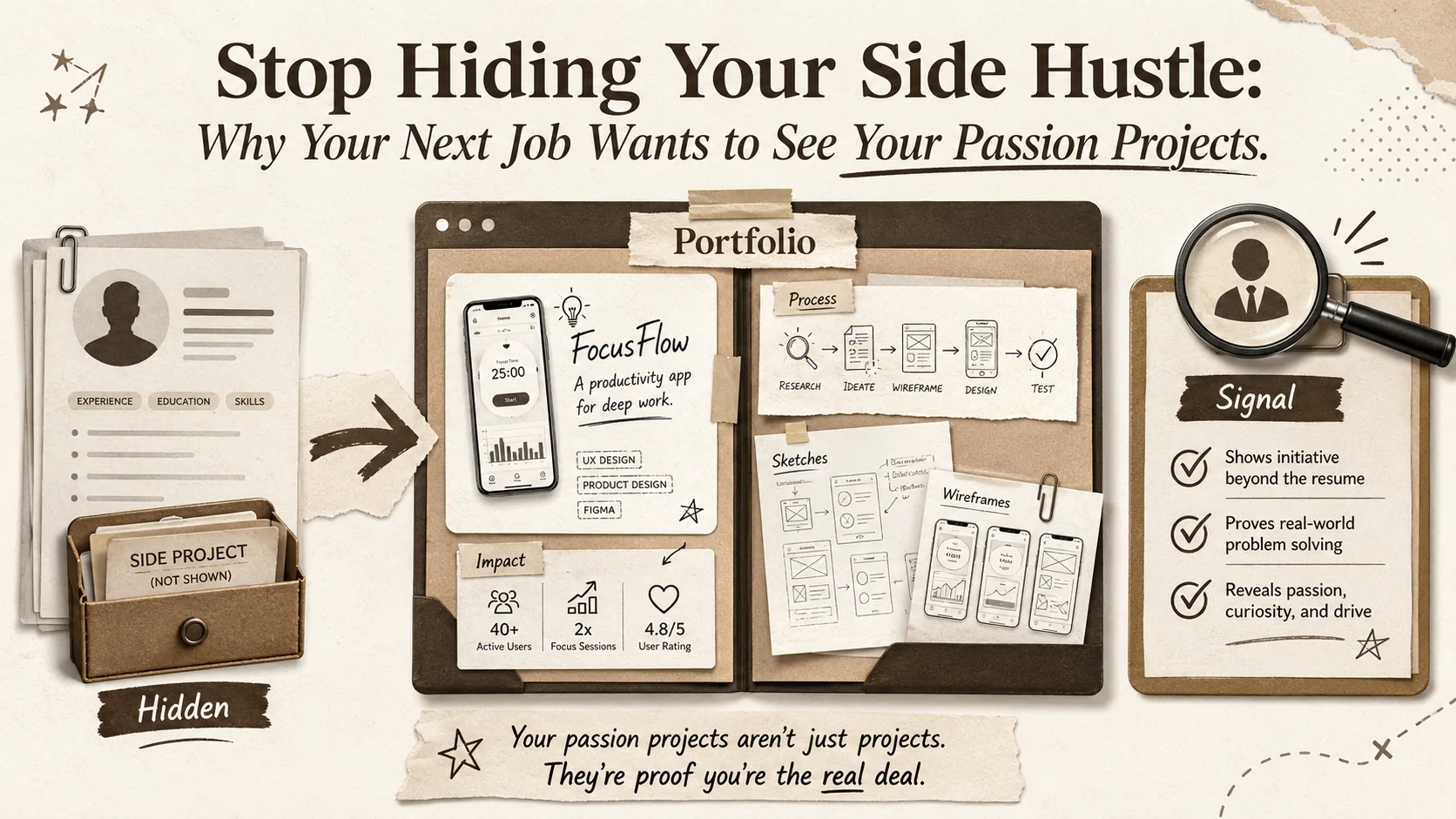 Stop Hiding Your Side Hustle: Why Your Next Job Wants to See Your Passion Projects