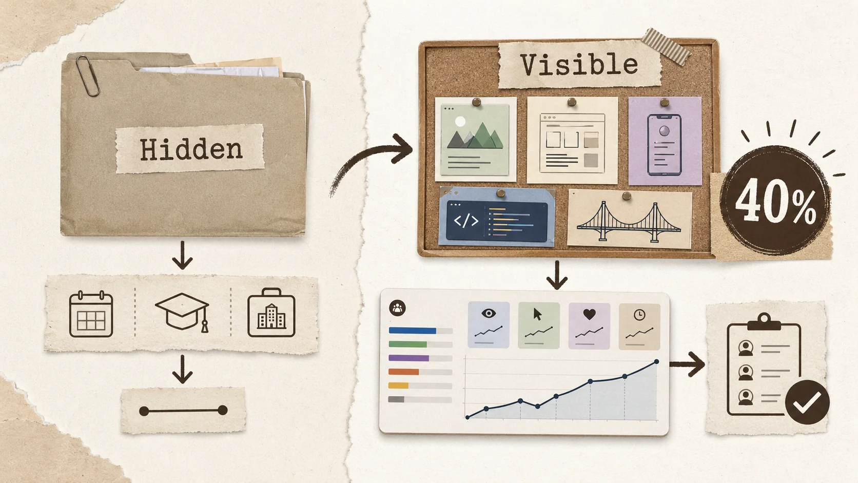 Screenshot of a Google Analytics dashboard for a personal project website, showing user acquisition sources, engagement metrics, and growth over a 6-month period