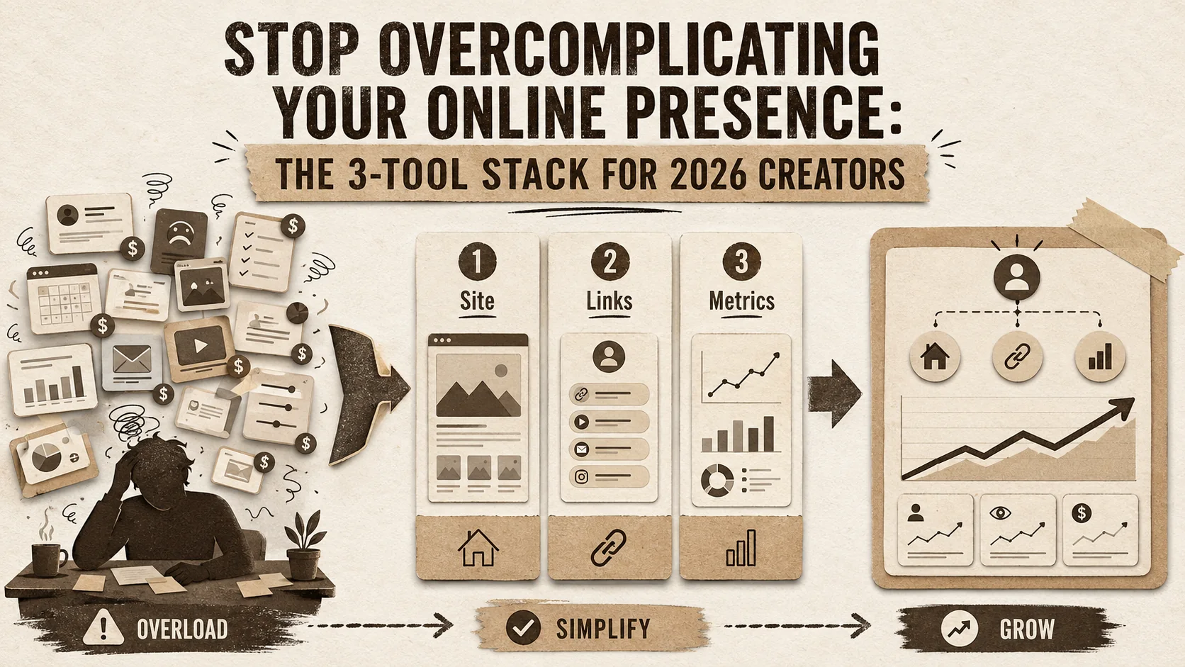 Stop Overcomplicating Your Online Presence: The 3-Tool Stack for 2026 Creators