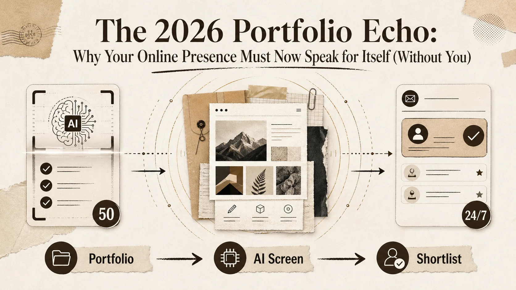 A flowchart diagram guiding a user through choosing a bio page builder based on their needs for speed, design, and features