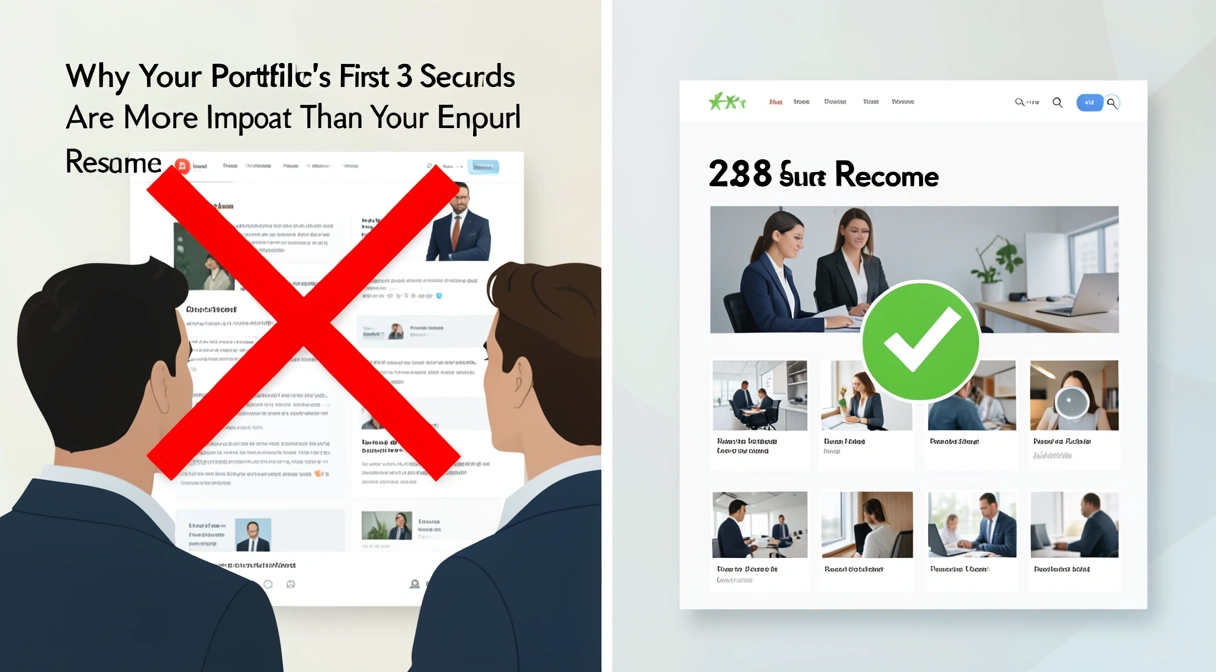 Why Your Portfolio's First 3 Seconds Are More Important Than Your Entire Resume