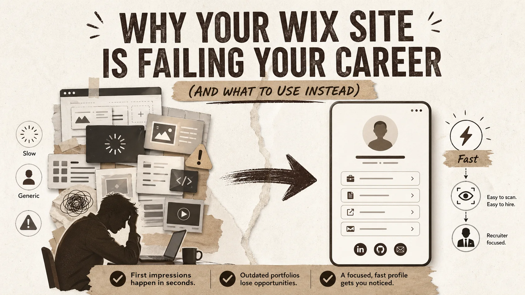 Why Your Wix Site Is Failing Your Career (And What to Use Instead)