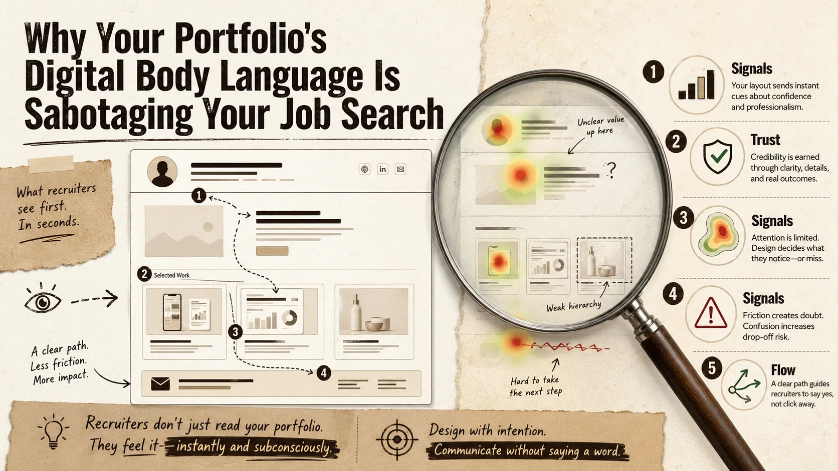 Why Your Portfolio's 'Digital Body Language' Is Sabotaging Your Job Search