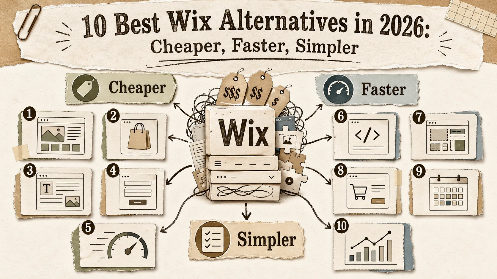 10 Best Wix Alternatives in 2026: Cheaper, Faster, Simpler