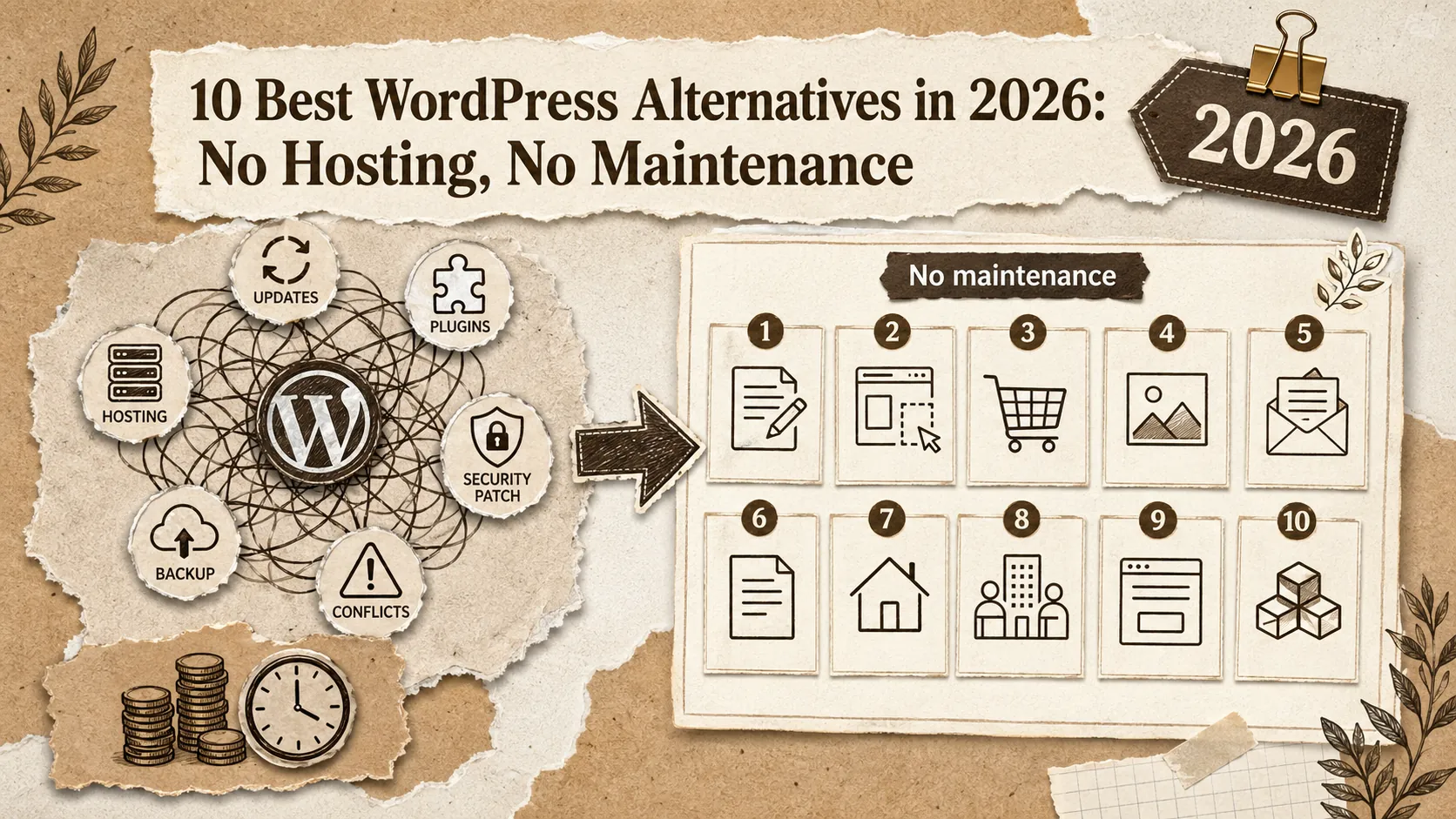 10 Best WordPress Alternatives in 2026: No Hosting, No Maintenance
